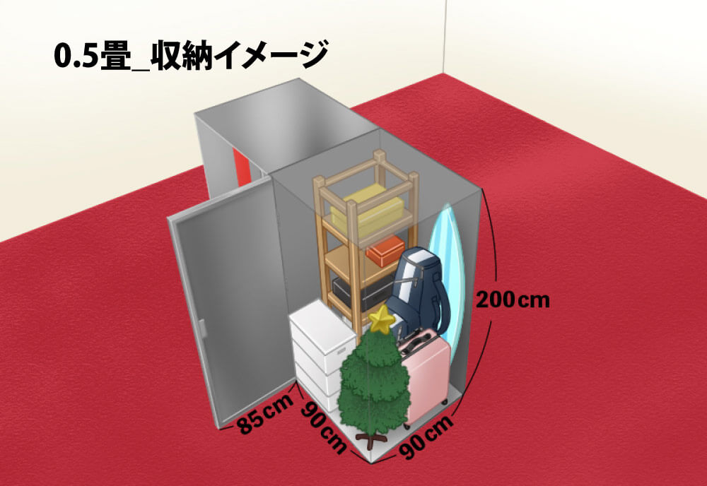 トランクルーム 0.5畳